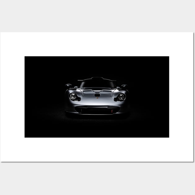 Porsche - Front - Dark Wall Art by Barn Shirt USA